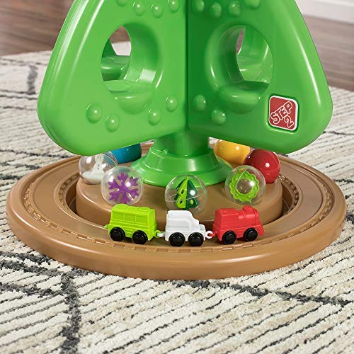 Christmas Tree Toy with Ornaments and Ball Track