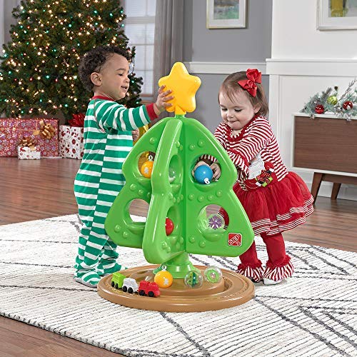 Christmas Tree Toy with Ornaments and Ball Track