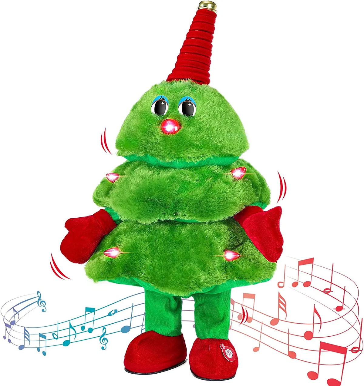 Dancing Singing Christmas Tree with Musical Instrument