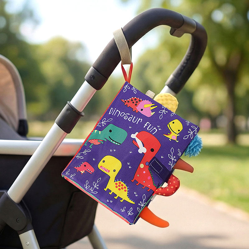 Soft Sensory Book with Textures and Colors for Babies