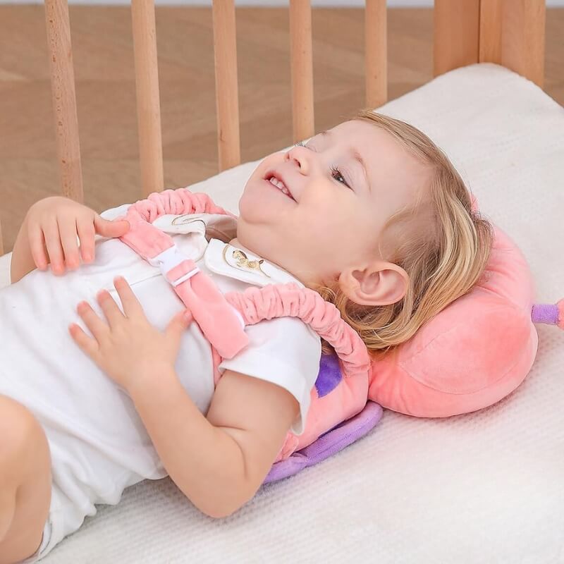 Baby Head Protector Backpack with Cushioned Bee Design