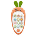 Baby Toy Phone with Sounds, Bunny Carrot Design