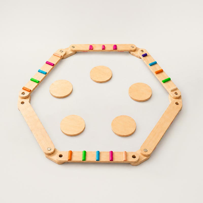 Balance Beam Toy with Stepping Stones for Active Play