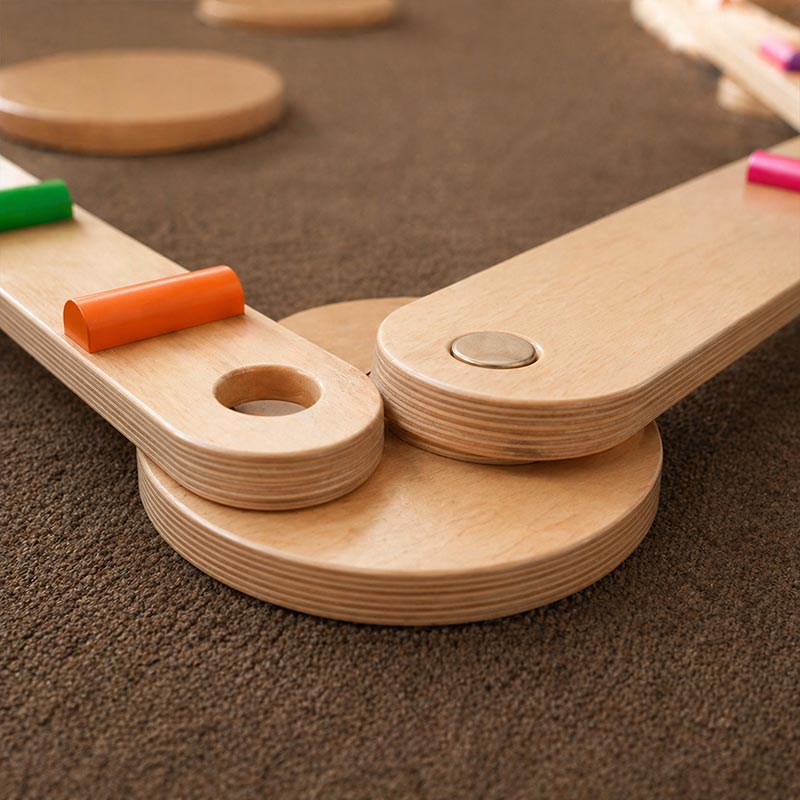 Balance Beam Toy with Stepping Stones for Active Play