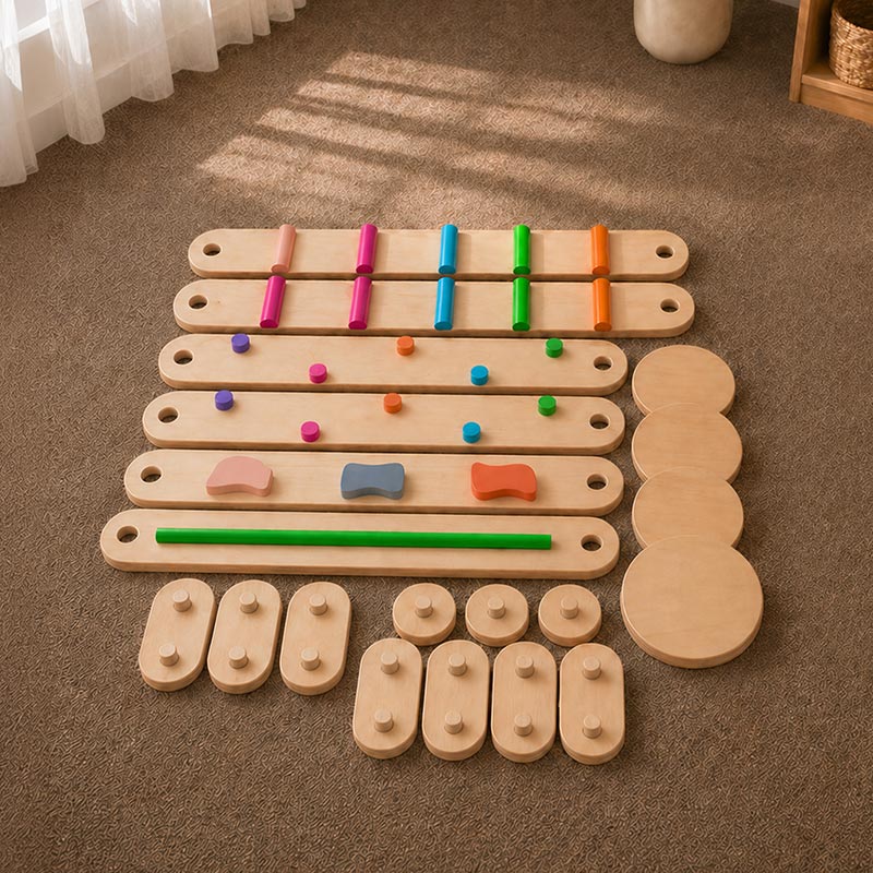 Balance Beam Toy with Stepping Stones for Active Play