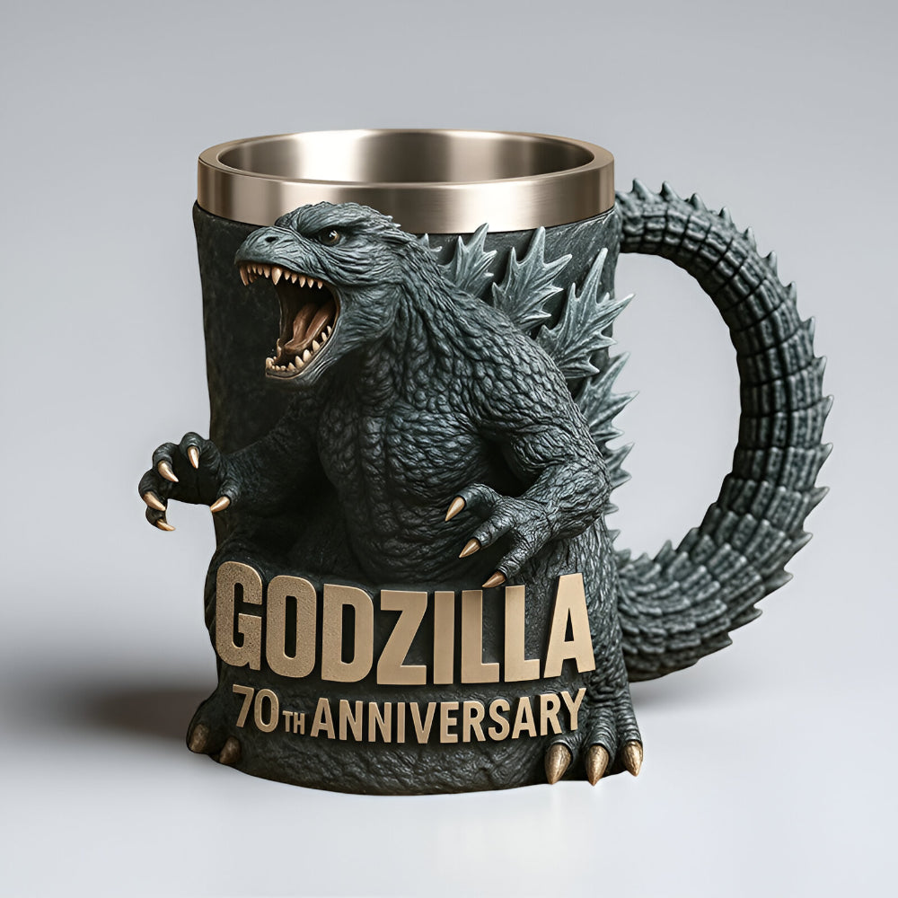 Coffee Mug 3D Monster Figure Sculpted Ceramic Drinkware