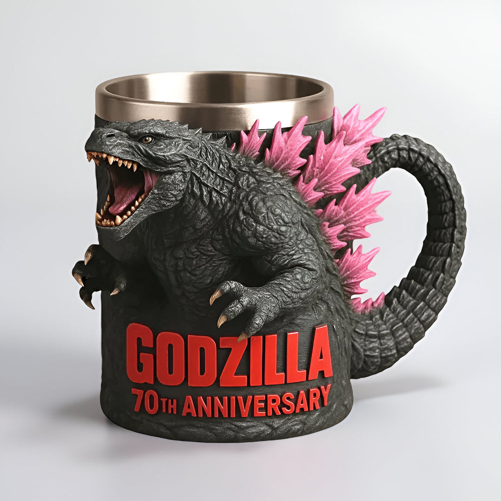 Coffee Mug 3D Monster Figure Sculpted Ceramic Drinkware
