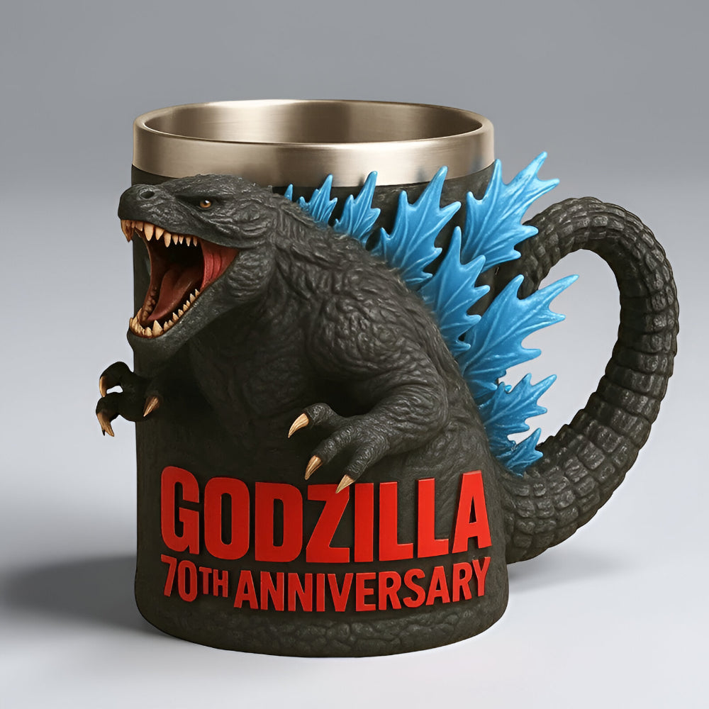 Coffee Mug 3D Monster Figure Sculpted Ceramic Drinkware