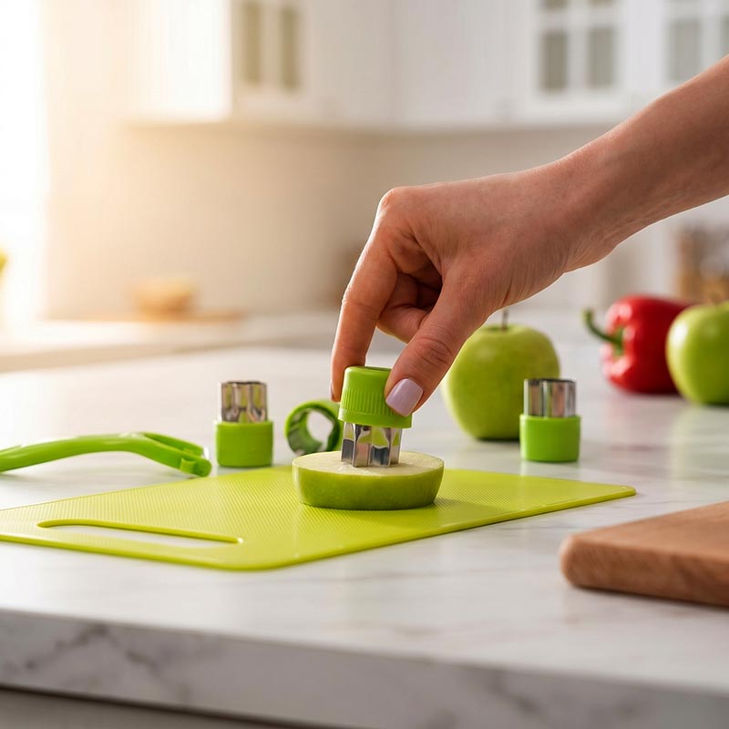 Kids Cooking Tools Set with Cutting Boards and Knives
