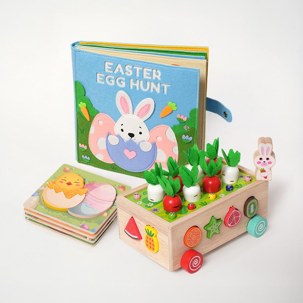Easter Quiet Book with Interactive Activity Pages
