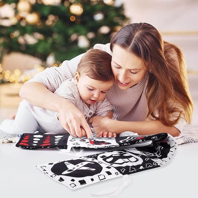 Baby Contrast Book with High-Contrast Animal Designs