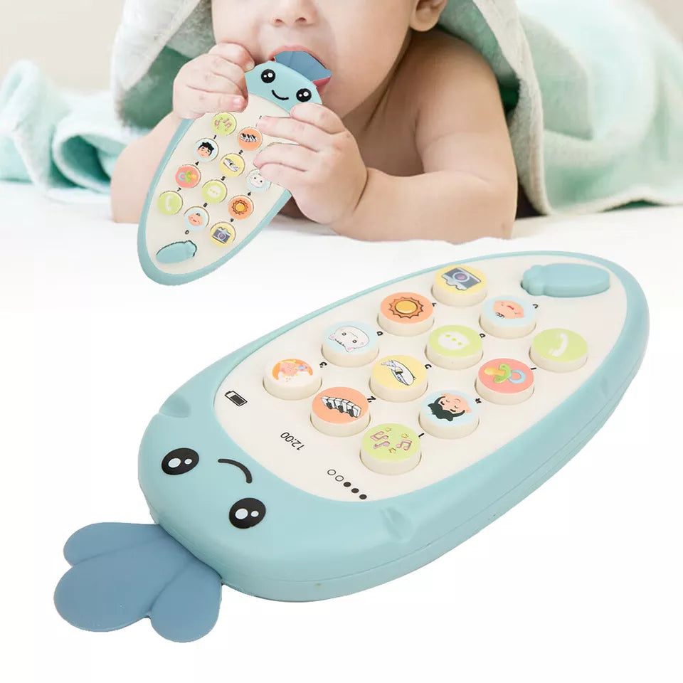 Baby Toy Phone with Sounds, Bunny Carrot Design