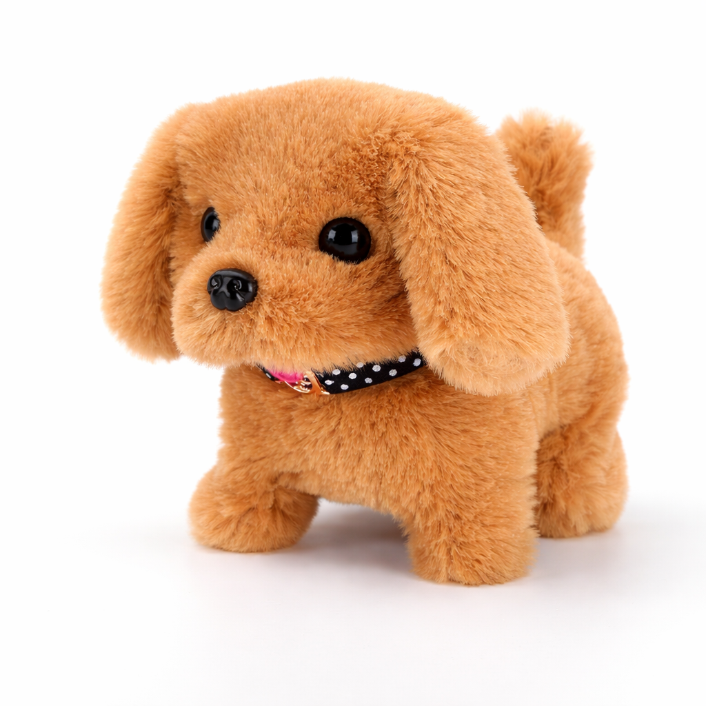 Robot Dog Interactive Plush Puppy Toy Realistic Walking Puppy