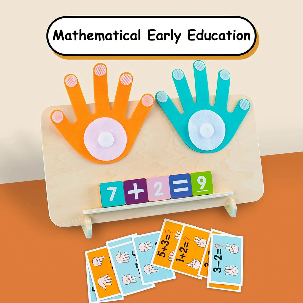 Counting Toy with Hands and Number Blocks