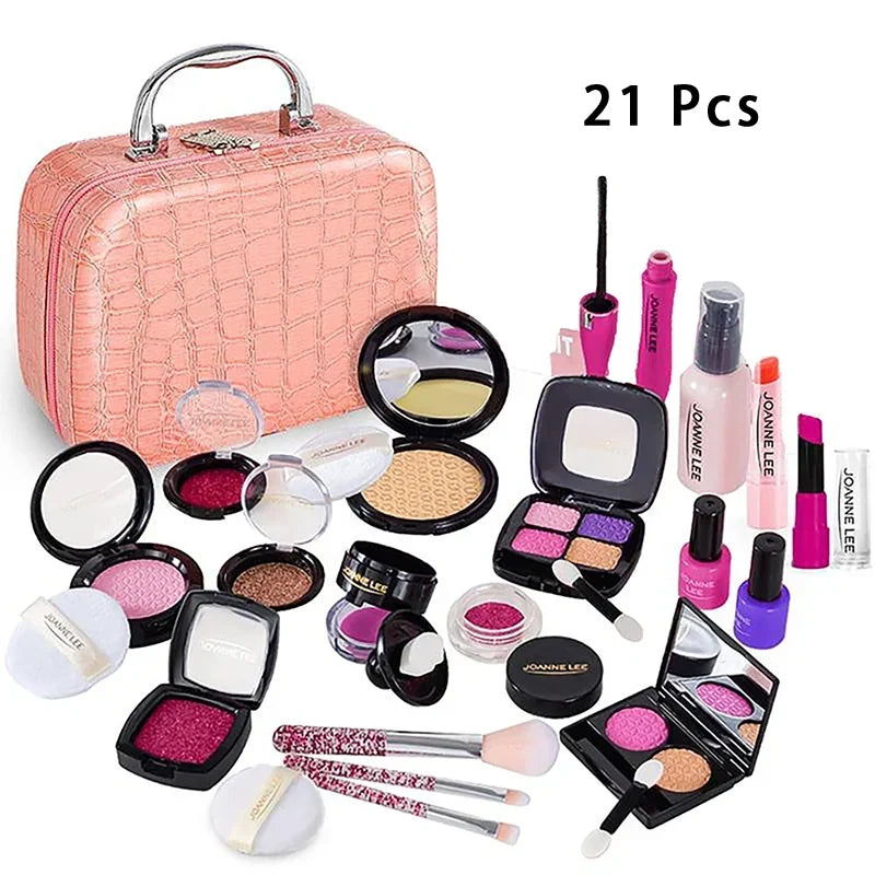 Pretend Makeup Set with Case and Accessories