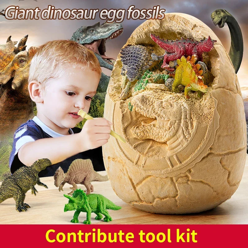 Dinosaur Egg Excavation Kit with Colorful Dinos Inside