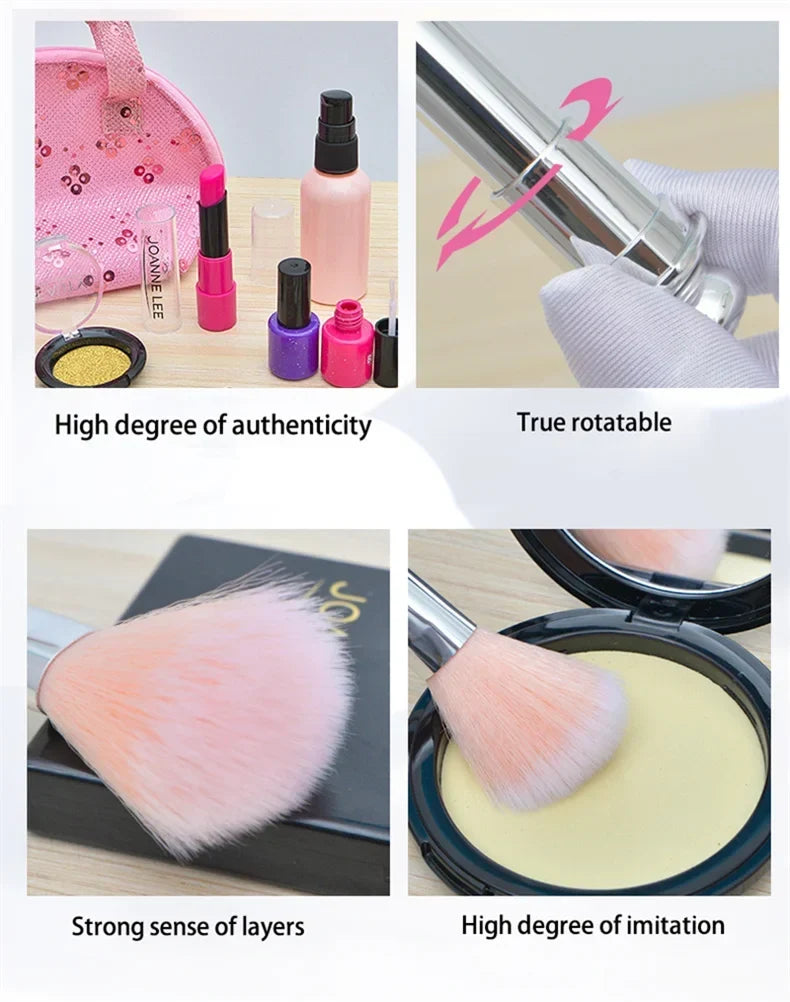Pretend Makeup Set with Case and Accessories