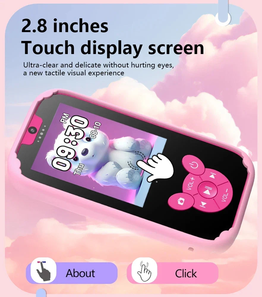 Kids Educational Phone with Camera and Learning Games