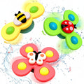 Baby Toy Suction Spinner Sensory Toy Bath High Chair