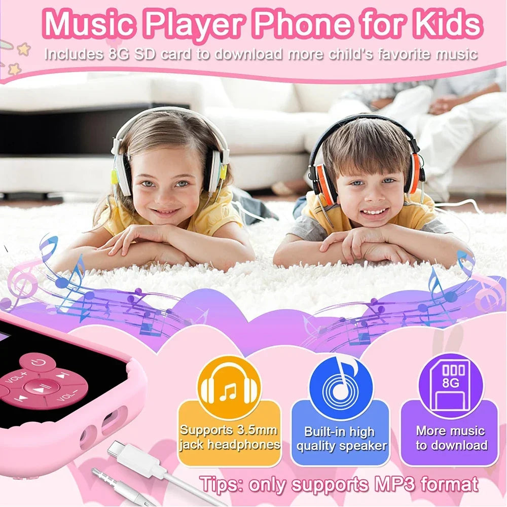 Kids Educational Phone with Camera and Learning Games