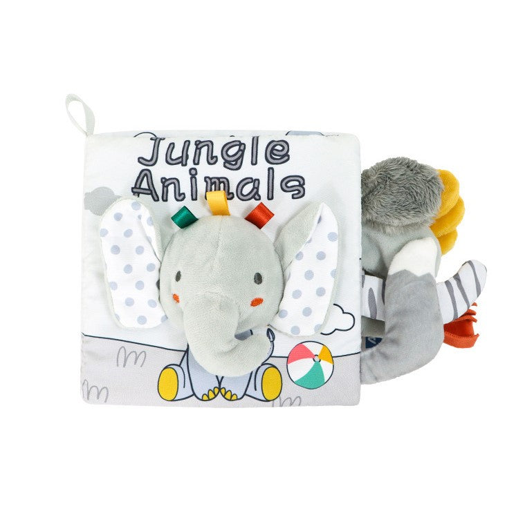 Baby Cloth Book with Animal Tails and Textures