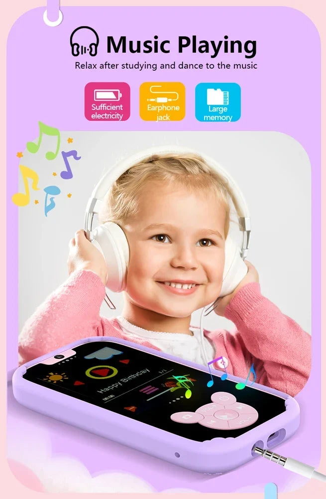 Kids Educational Phone with Camera and Learning Games