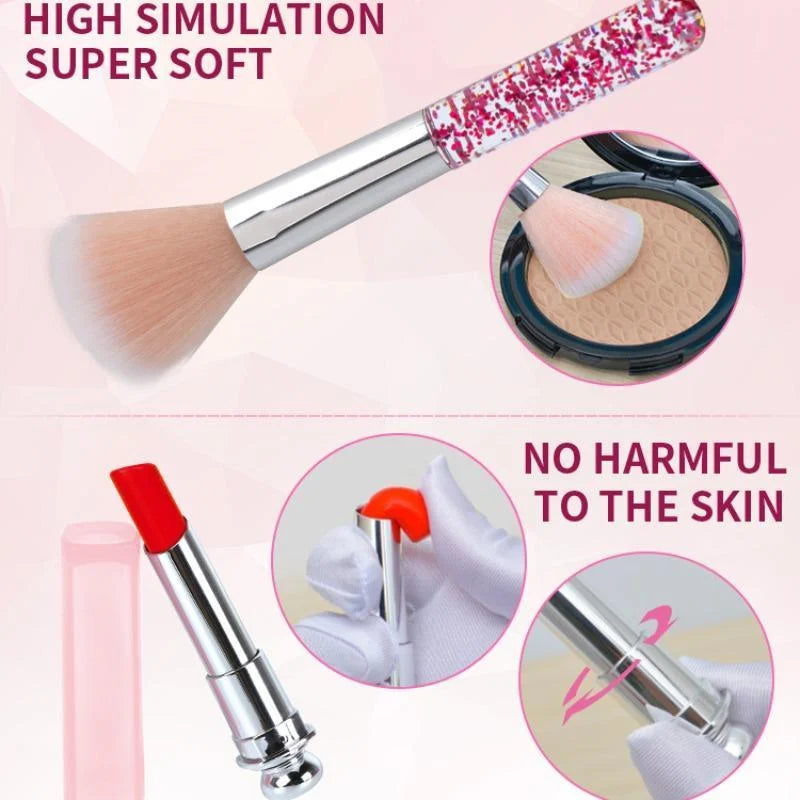 Pretend Makeup Set with Case and Accessories