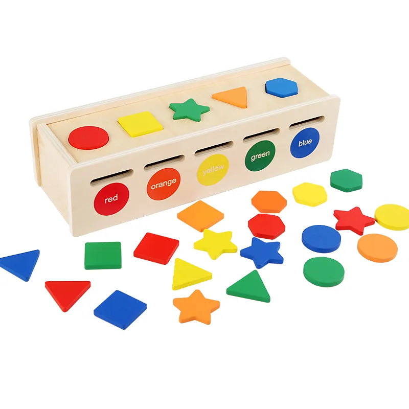Shape Sorter Toy with Color Recognition and Cards