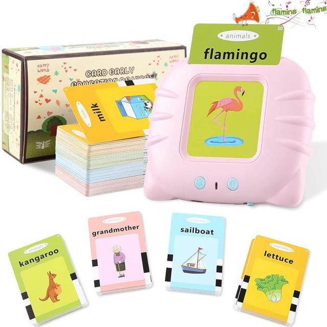 Talking Flash Cards with Electronic Reader for Early Learning