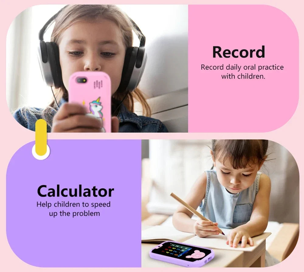 Kids Educational Phone with Camera and Learning Games
