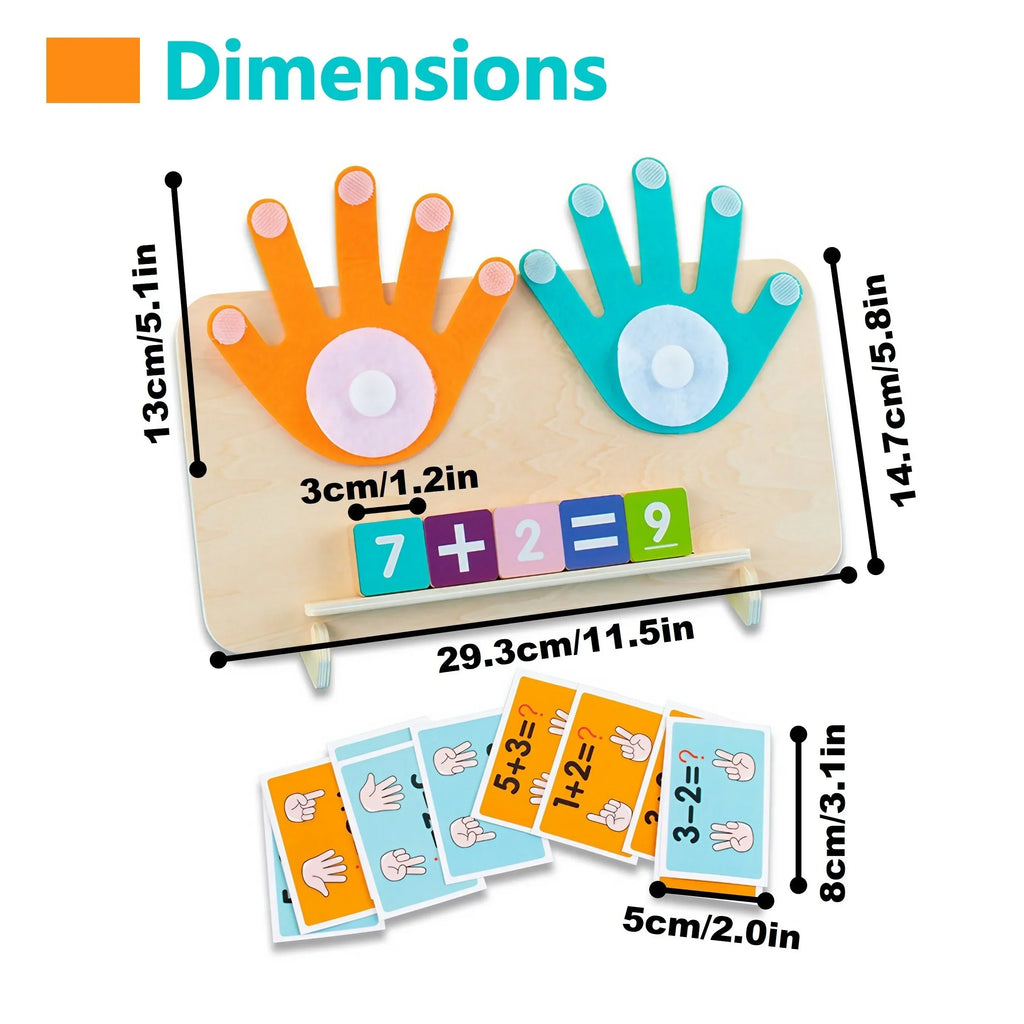Counting Toy with Hands and Number Blocks