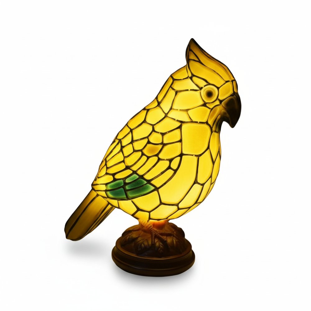 Table Lamp Bird LED Night Light Tabletop Decor