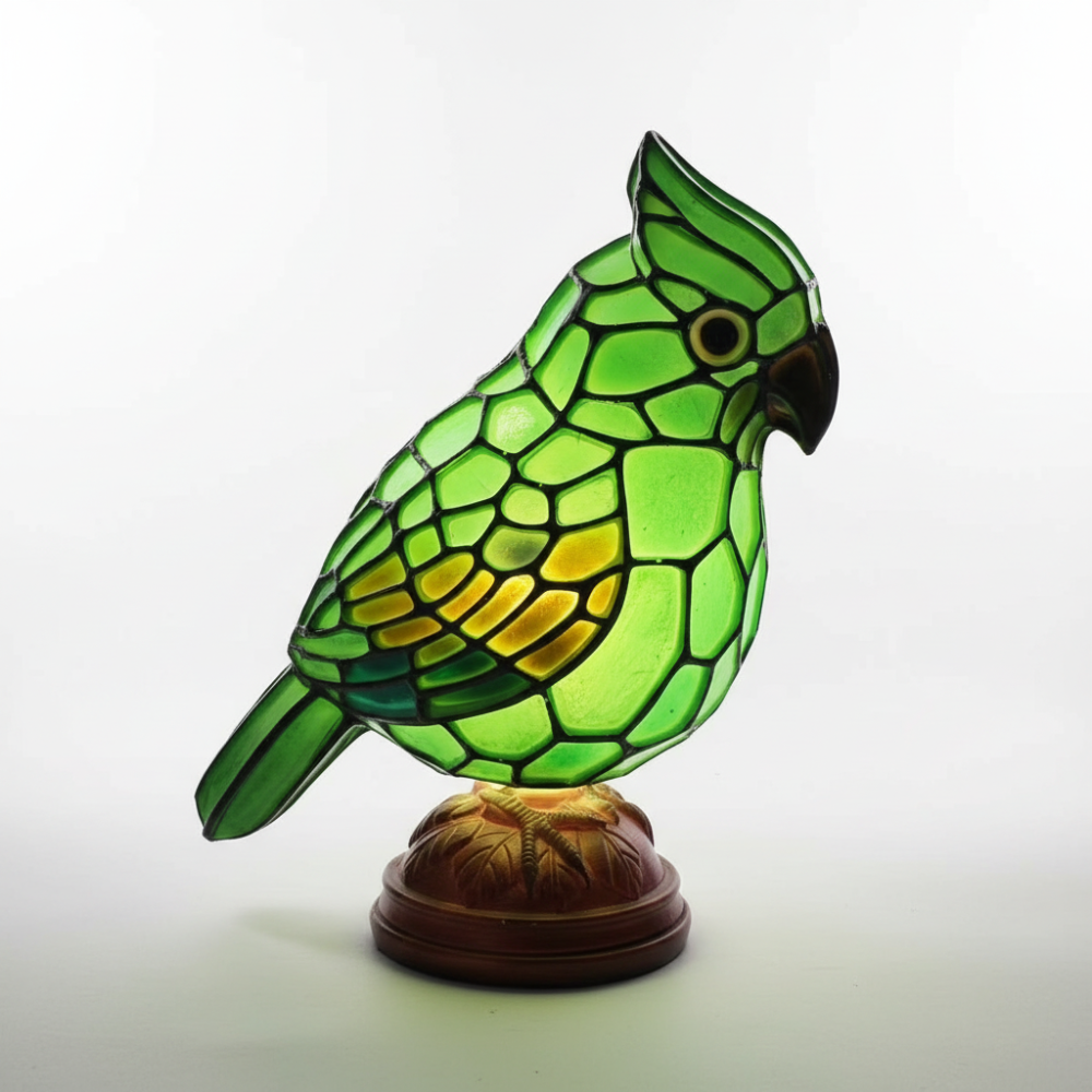 Table Lamp Bird LED Night Light Tabletop Decor