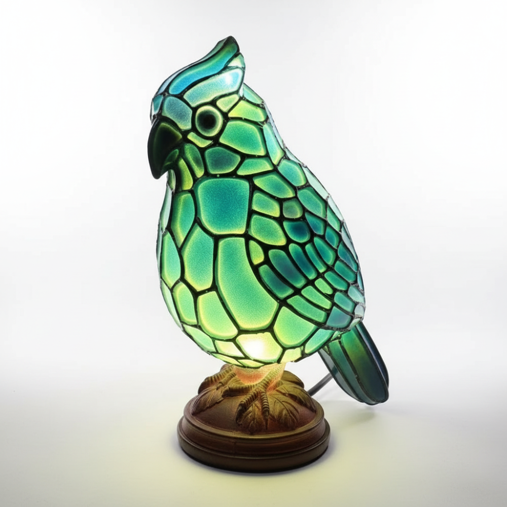 Table Lamp Bird LED Night Light Tabletop Decor