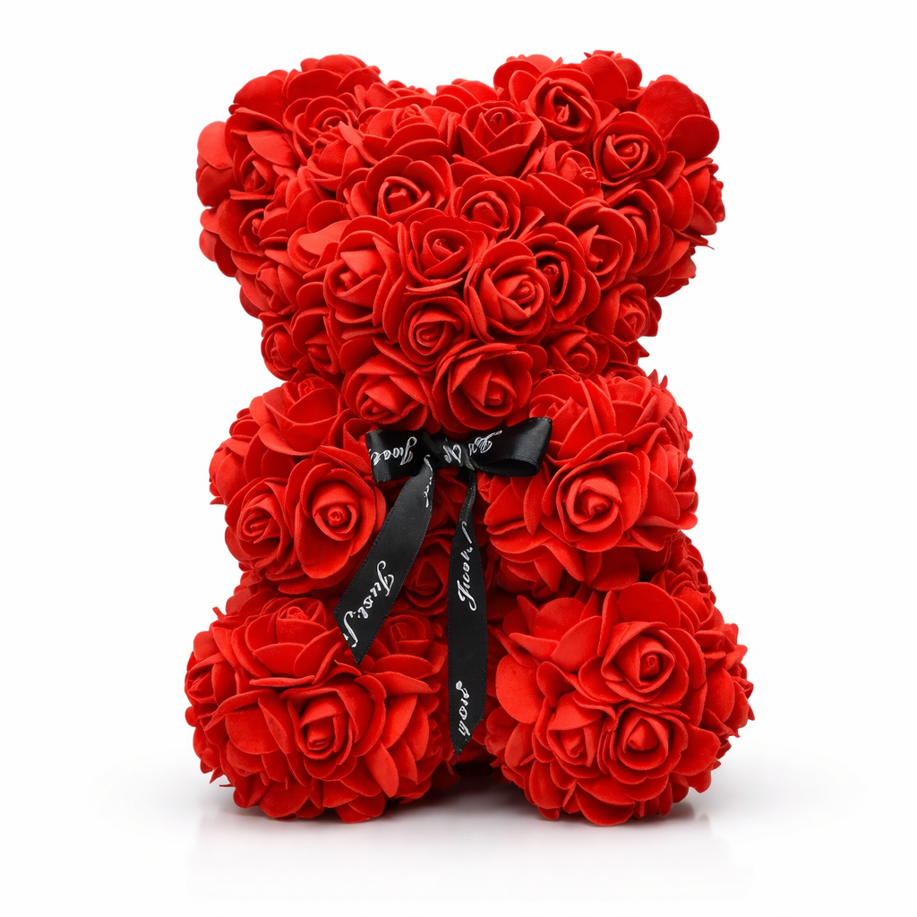 Teddy Bear Rose Bear Valentines Day Gift Box Decor