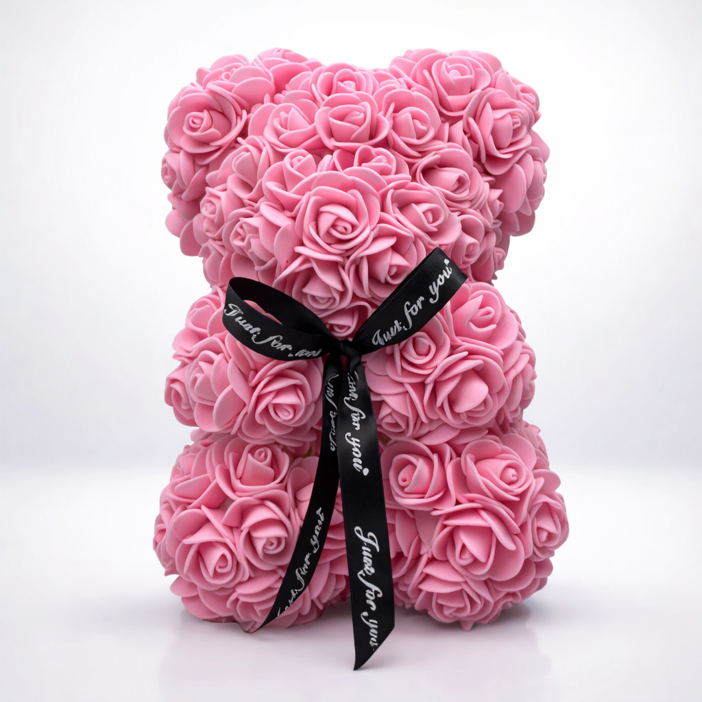 Teddy Bear Rose Bear Valentines Day Gift Box Decor