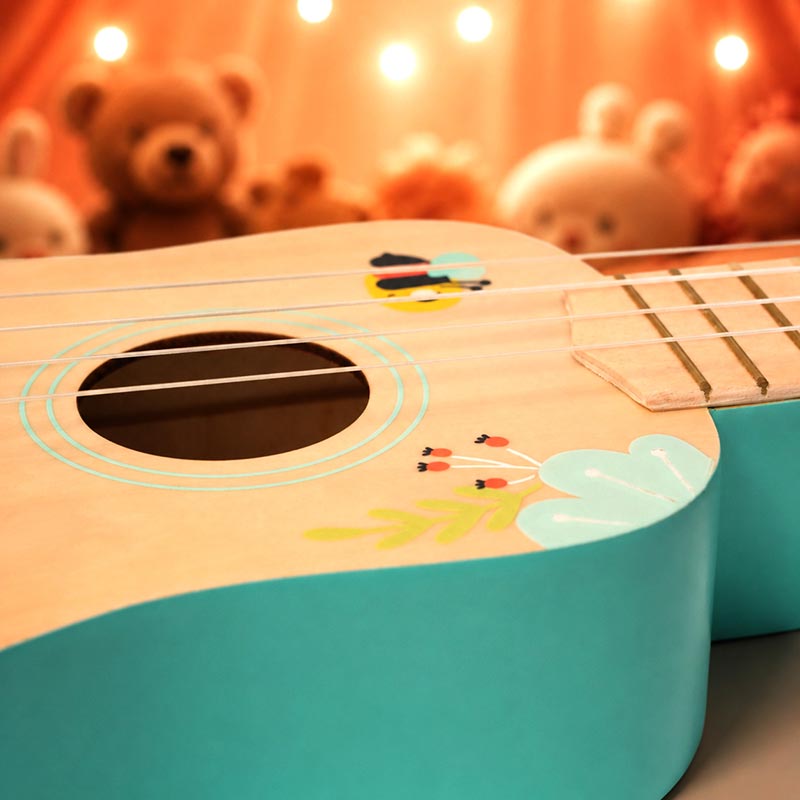 Children's Ukulele with Colorful Animal Design