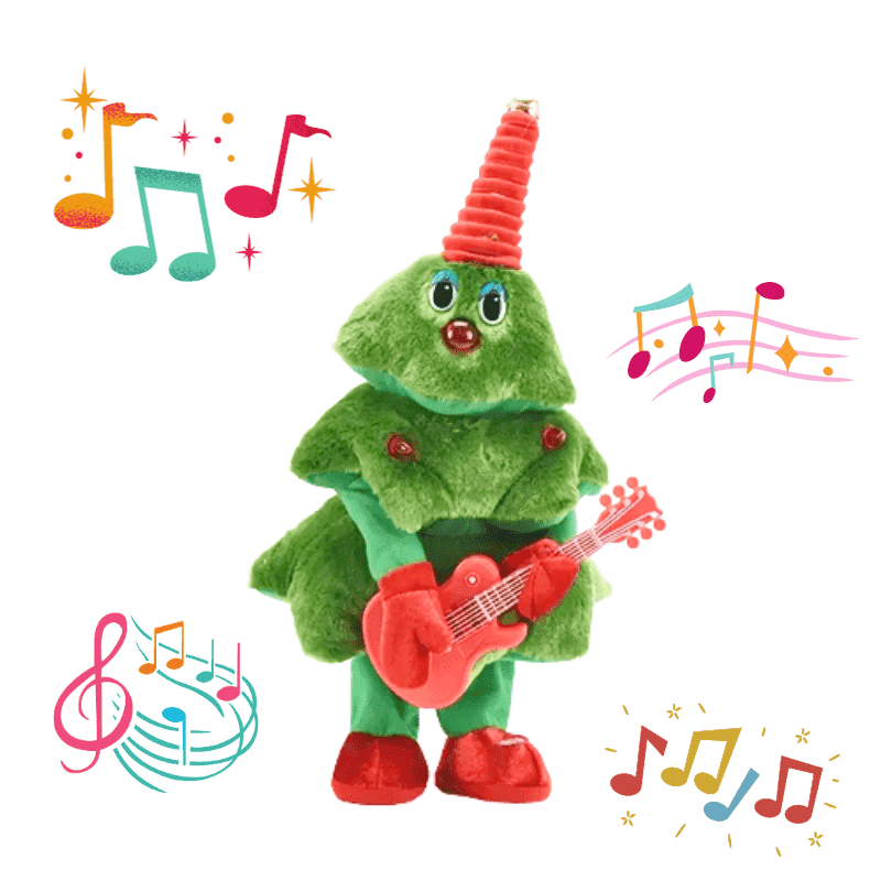 Dancing Singing Christmas Tree with Musical Instrument