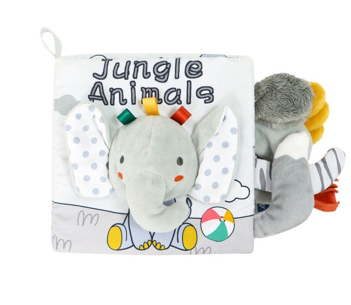 Baby Cloth Book with Animal Tails and Textures