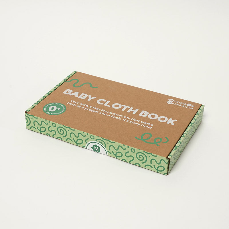 Baby Cloth Book with Jungle Animal Tail Design