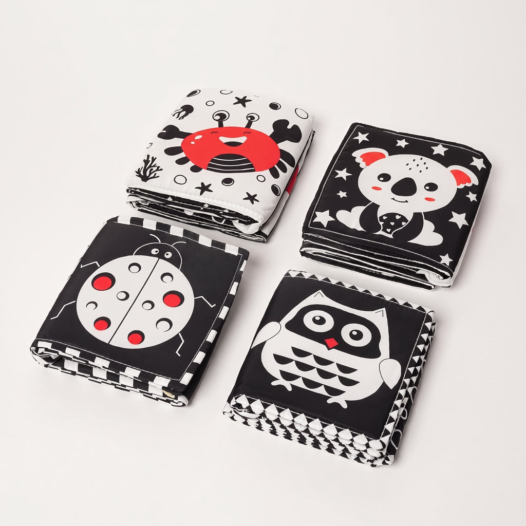 Baby Contrast Book with High-Contrast Animal Designs