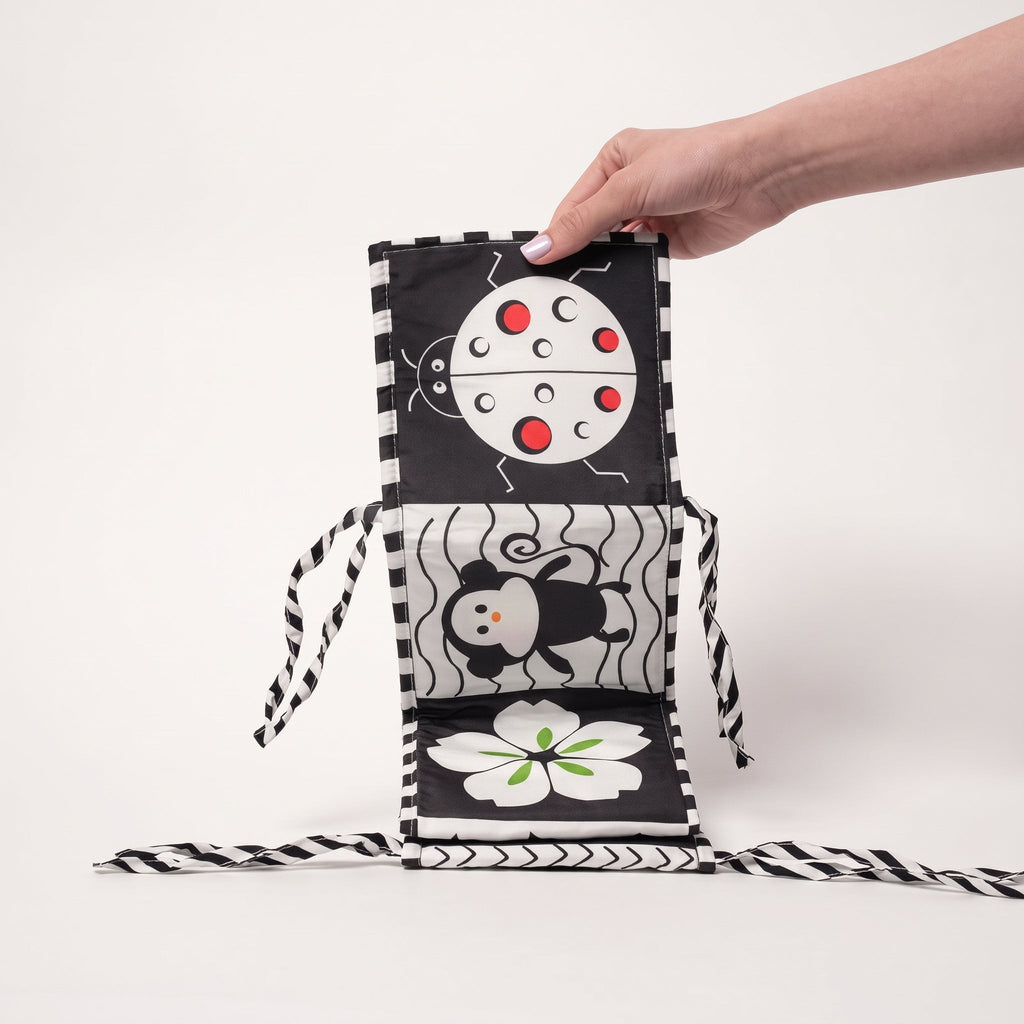 Baby Contrast Book with High-Contrast Animal Designs