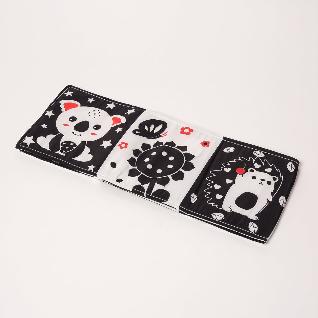Baby Contrast Book with High-Contrast Animal Designs