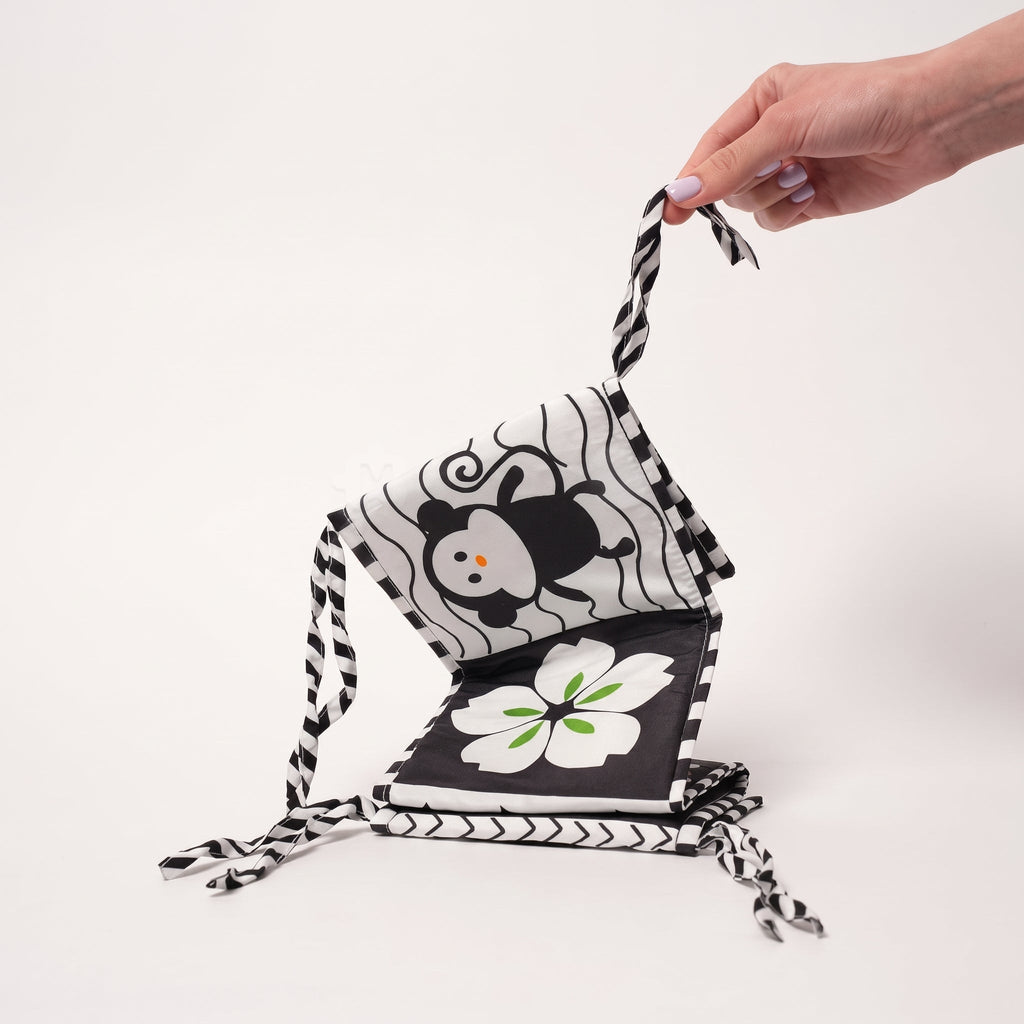 Baby Contrast Book with High-Contrast Animal Designs