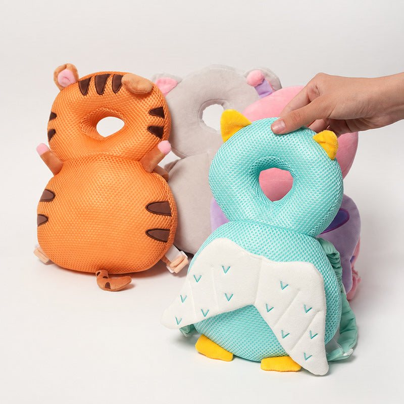 Baby Head Protector Backpack with Cushioned Bee Design