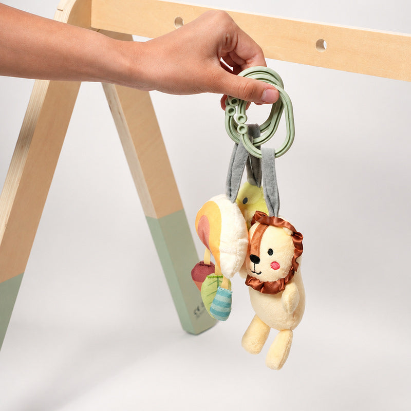 Baby Play Gym with Wooden Arch and Hanging Toys