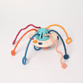 Baby Sensory Toy with Silicone Textures and Pull Cords