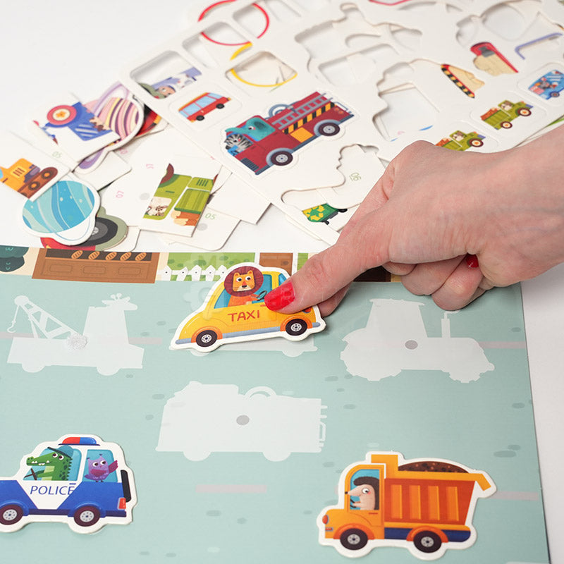 Busy Book for Toddlers with Farm Animals and Learning Activities