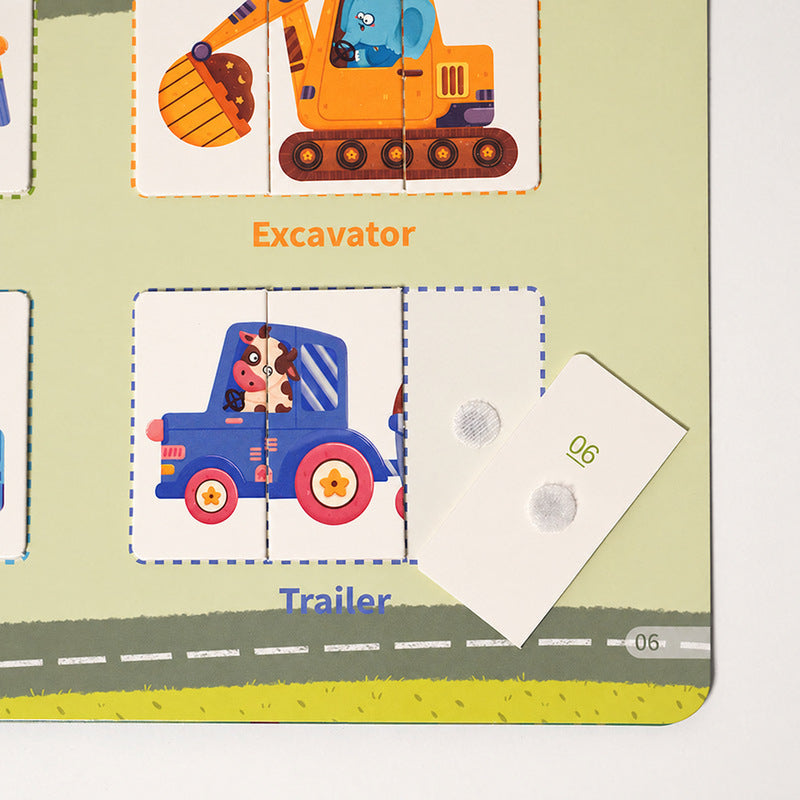 Busy Book for Toddlers with Farm Animals and Learning Activities