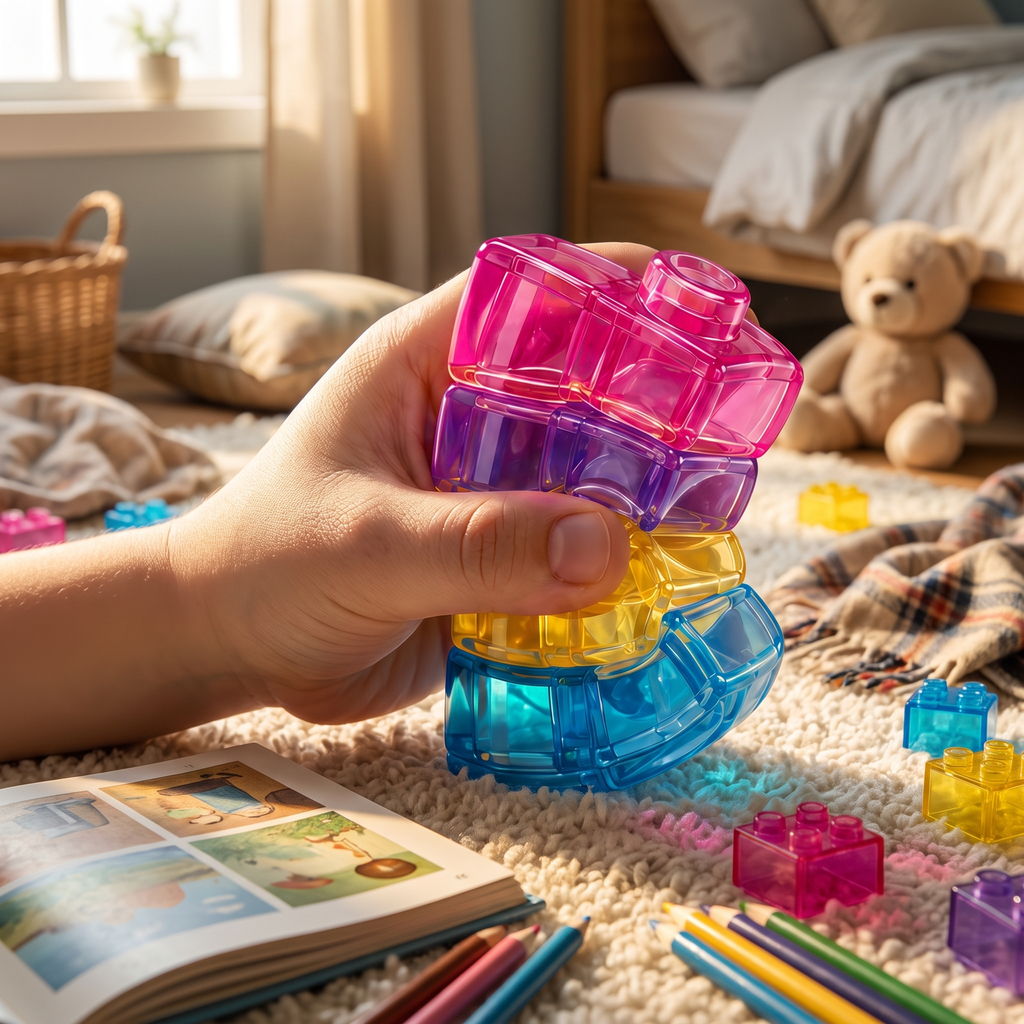 Castle Gummy Blocks, 40-Piece Soft Building Block Set
